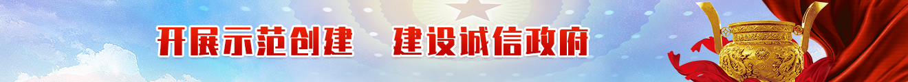 開(kāi)展示范創(chuàng)建  建設(shè)誠(chéng)信政府